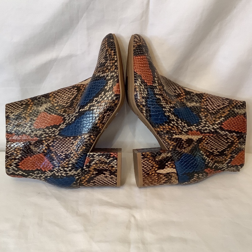 NWT Bamboo animal print ankle boots snake print size 5.5‎ - Picture 5 of 11